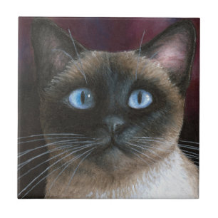 Siamese Cat 548 Ceramic Tile