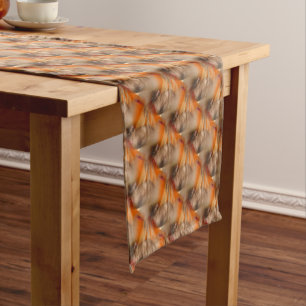 Siamese Cat Animal Pattern Short Table Runner