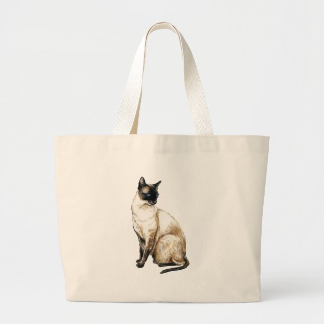 "Siamese Cat" Art Bag (Front)