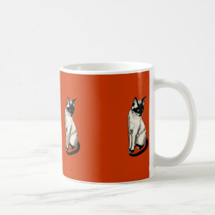 Siamese Cat Cartoon Kids Gift Mug