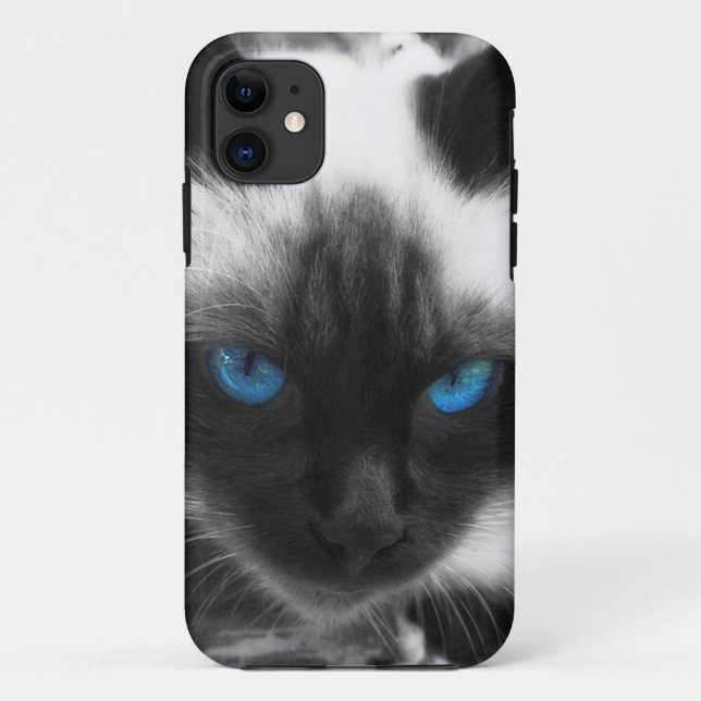 Siamese Cat Case-Mate iPhone Case (Back)