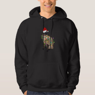 Siamese Cat Christmas Lights Xmas Cat Hoodie