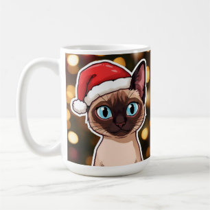 Siamese cat coffee mug