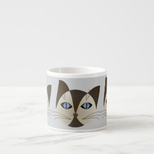 Siamese Cat Coffee Mug – Minimalist Cat Design