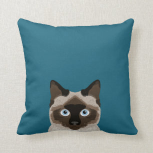 Siamese Cat - Cute cat pillow for cat lady