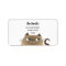 Siamese Cat Cute Return Address