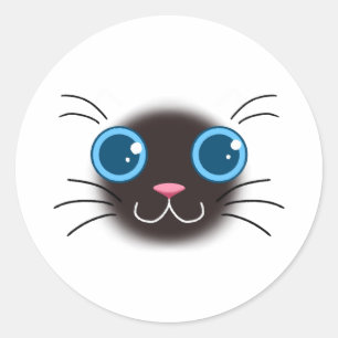 Siamese Cat Cute Sticker