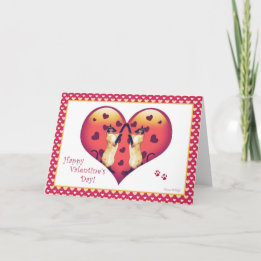 Siamese Cat Cute Valentine's Day Blank Card