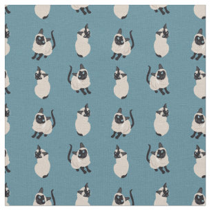 Siamese Cat Fabric