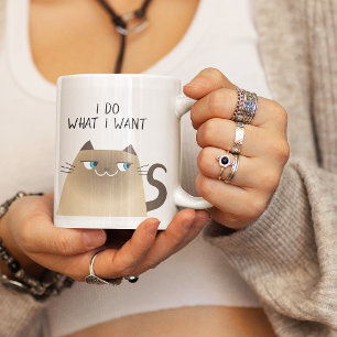 Siamese Cat Funny Quote Mug