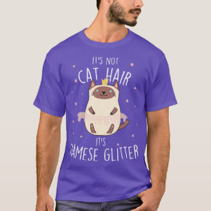 Siamese Cat Glitter T-Shirt