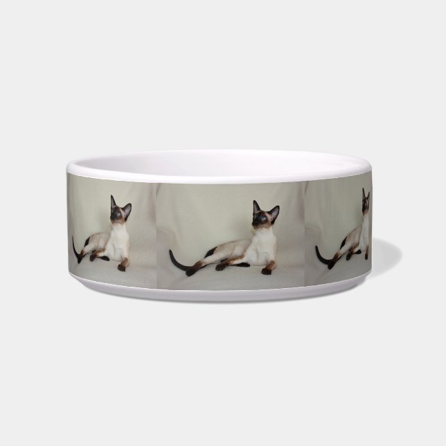Siamese Cat Jazell Cat Bowl Dish (Right)