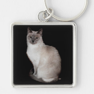 Siamese Cat Key Ring