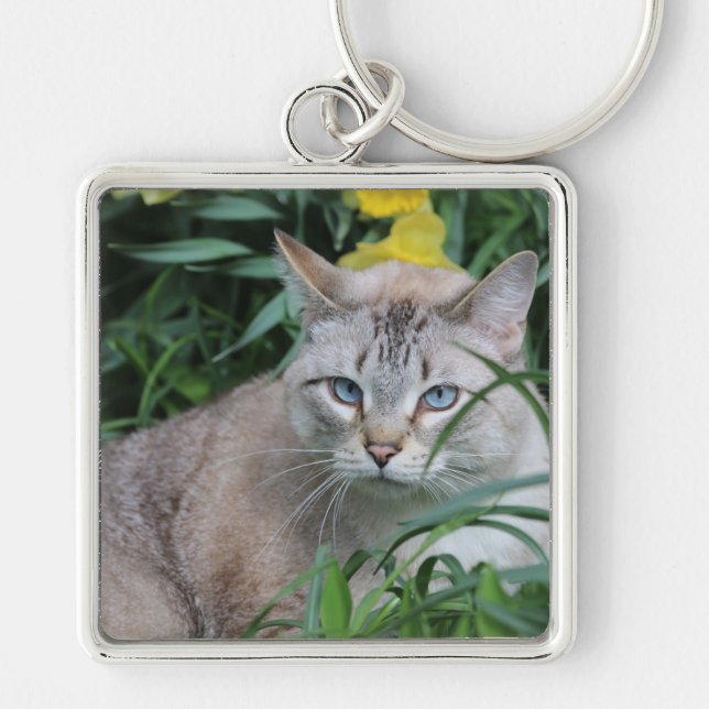 Siamese Cat Key Ring (Front)