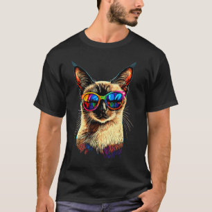 Siamese Cat Kitten Cat Lover Cat Mum Dad Cute Siam T-Shirt