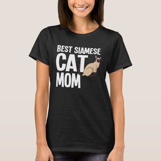 Siamese Cat  Kitten Owner T-Shirt (Front)