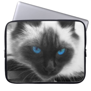 Siamese Cat Laptop Sleeve