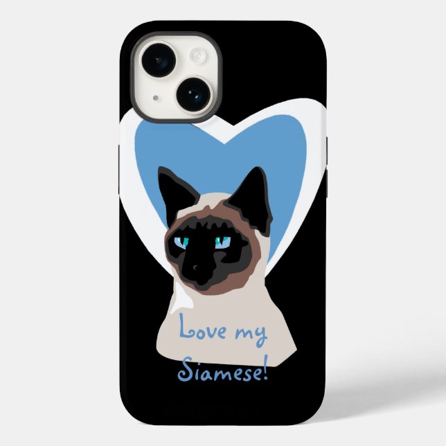 Siamese Cat Love  iPhone 5 Case (Back)