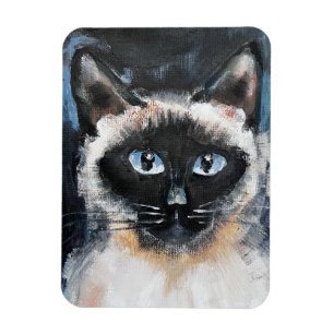 Siamese cat magnet