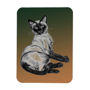 Siamese Cat Magnet