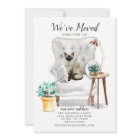 Siamese Cat Moving Announcement