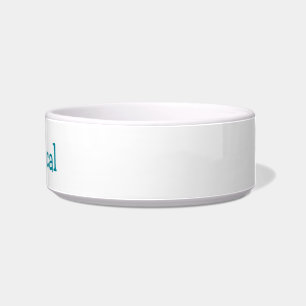 Siamese Cat Name Customisable Bowl