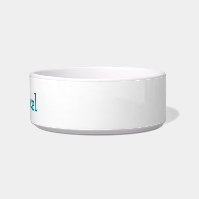 Siamese Cat Name Customisable Bowl (Right)