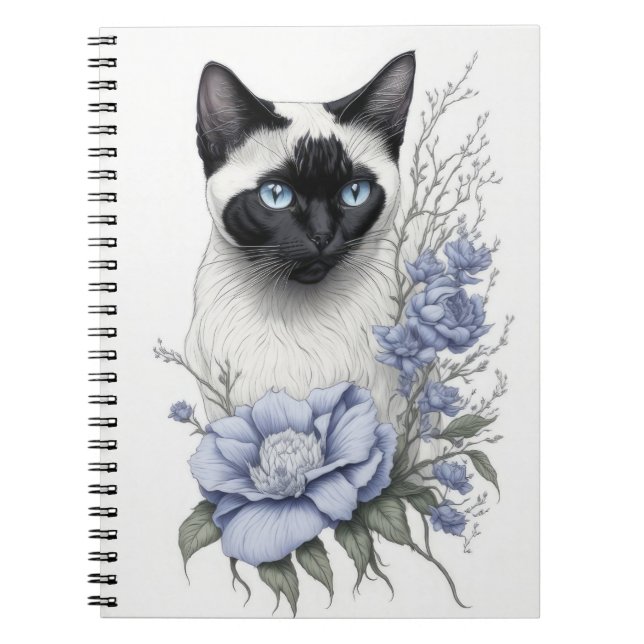 Siamese Cat Notebook (Front)