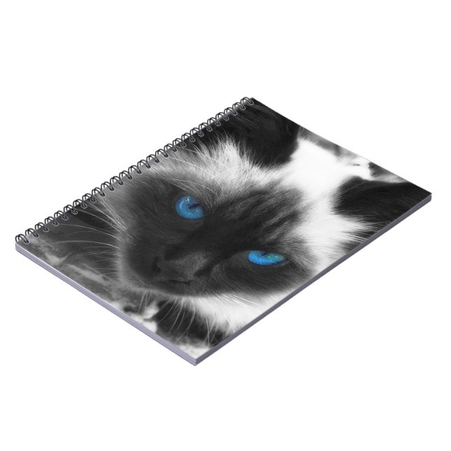 Siamese Cat Notebook (Left Side)