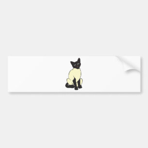 Siamese Cat Pet Cute Destiny Animals Bumper Sticker