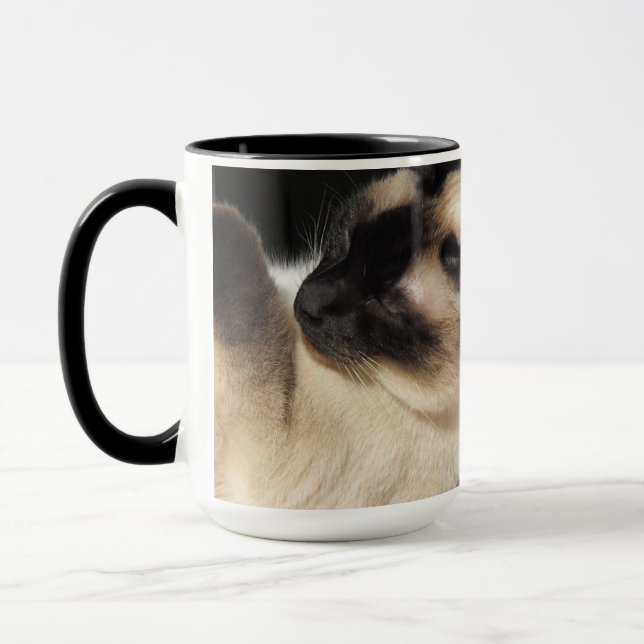 Siamese Cat Pet Purr Meow Kitty Destiny Art Mug (Left)