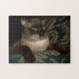 Siamese Cat Portrait Jigsaw Puzzle