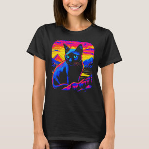 Siamese Cat Sunset T-Shirt