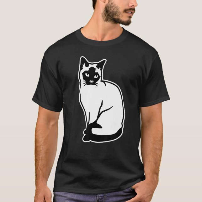 Siamese cat T-Shirt (Front)