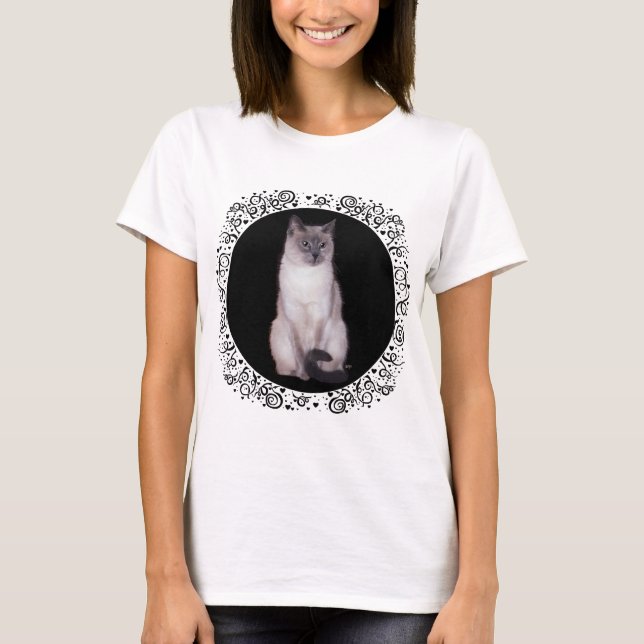 Siamese Cat T-Shirt (Front)