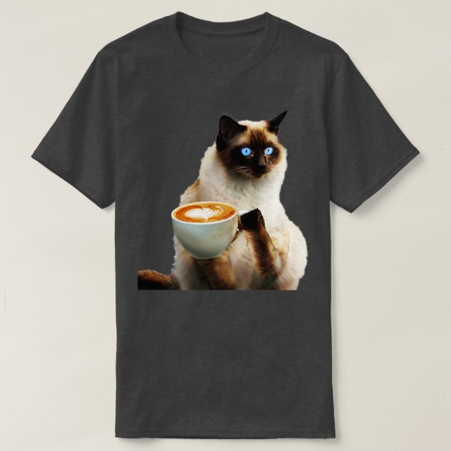 Siamese Cat T-Shirt (Design Front)