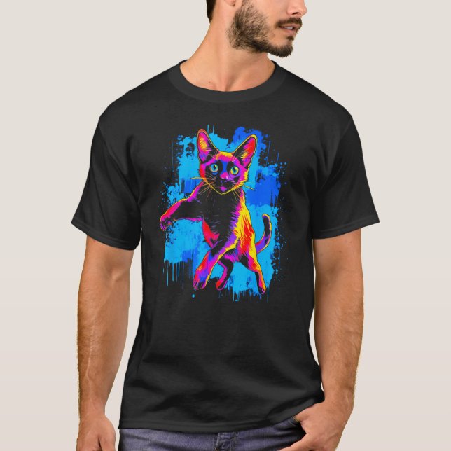 Siamese Cat T-Shirt (Front)