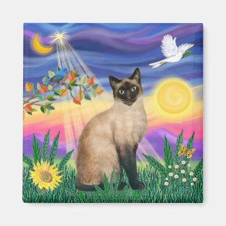 Siamese Cat - Twilght Magnet
