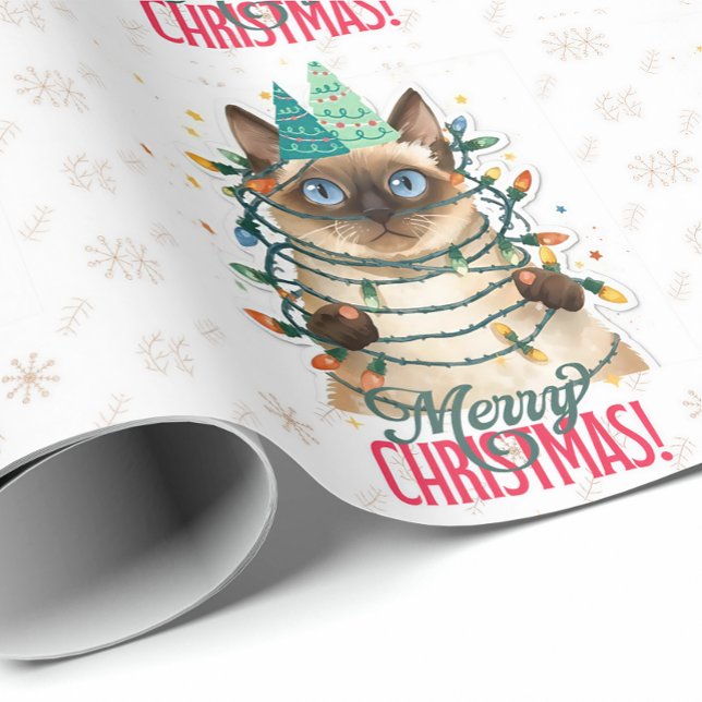 Siamese cat wrapping paper (Creator Uploaded)
