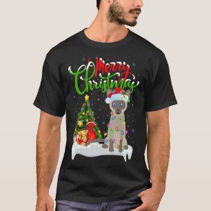 Siamese Cat Xmas Decorations Siamese Cat Christm T-Shirt