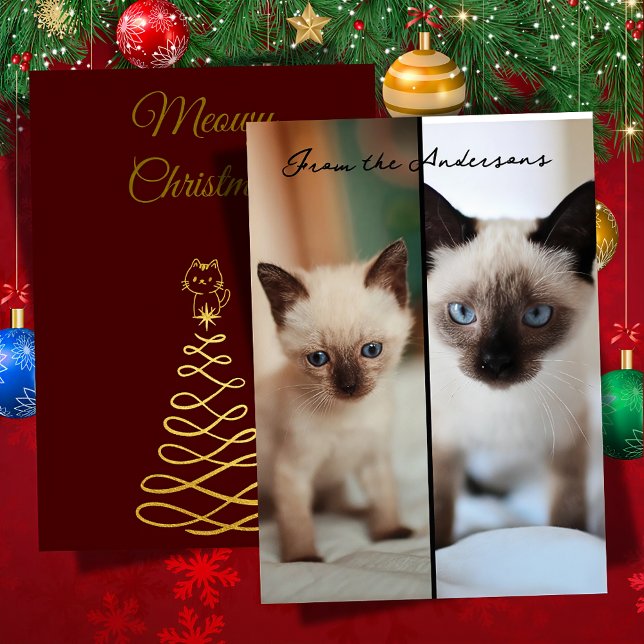 Siamese christmas  holiday card (Creator Uploaded)