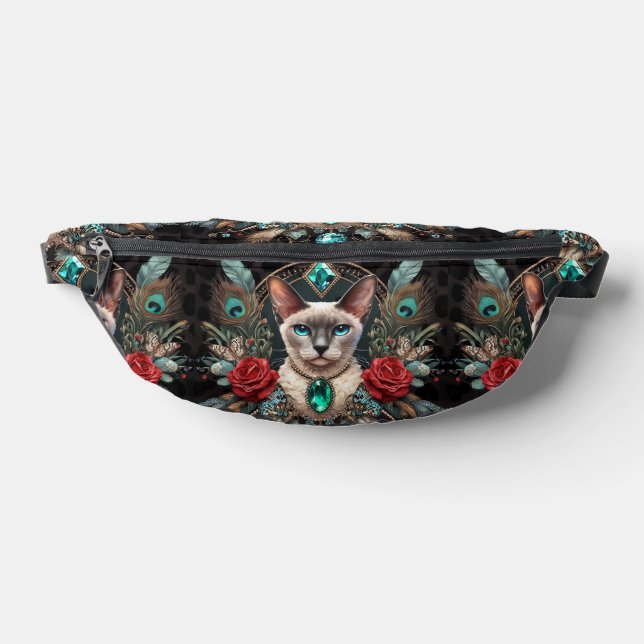 Siamese Cornish Rex Cat Retro Bag (Lay Down)