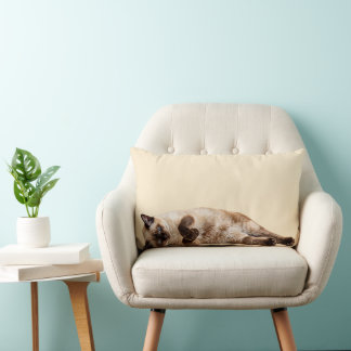 Siamese Cosy Cat Lumbar Cushion