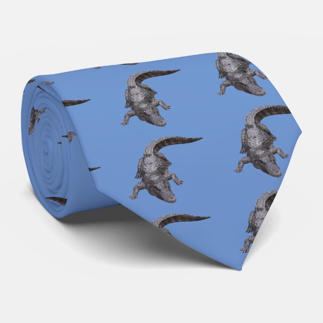 Siamese crocodile tie (Rolled)
