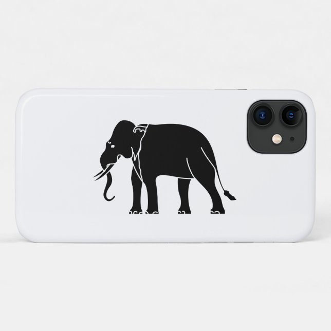 Siamese Elephant Case-Mate iPhone Case (Back (Horizontal))