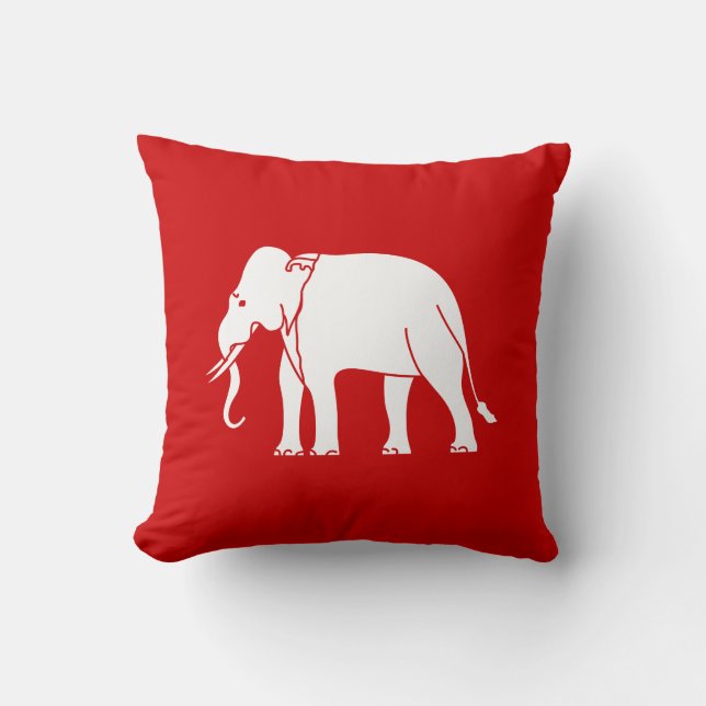 Siamese Elephant Cushion (Front)