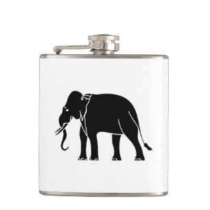 Siamese Elephant Hip Flask