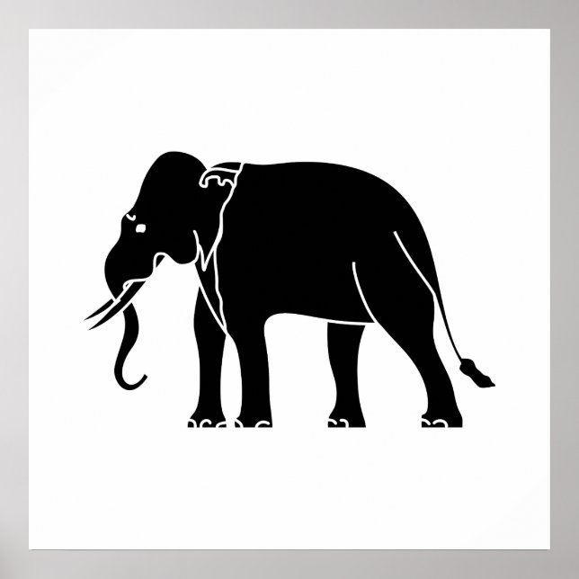 Siamese Elephant Poster (Front)