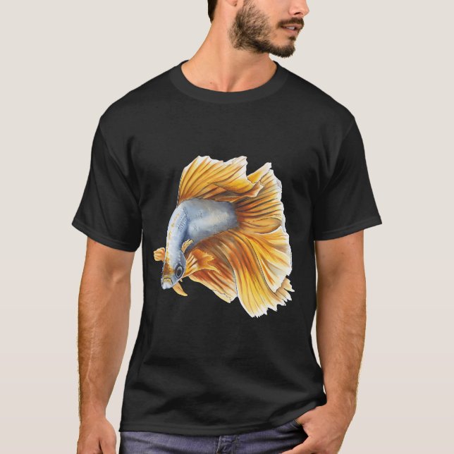 Siamese fighting fish orange T-Shirt (Front)