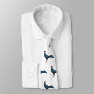 Siamese fireback bird cartoon illustration tie